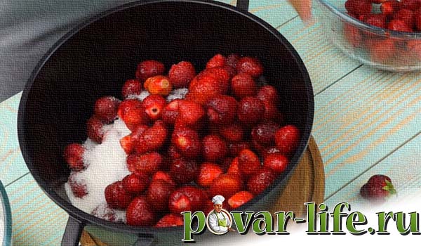 Рецепт клубничного варенья из цельных ягод