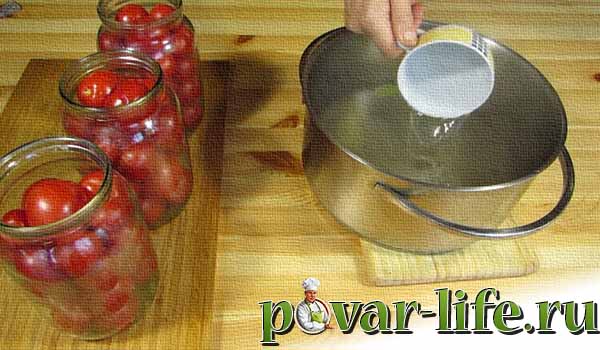 Рецепт сладких маринованных помидоров на зиму