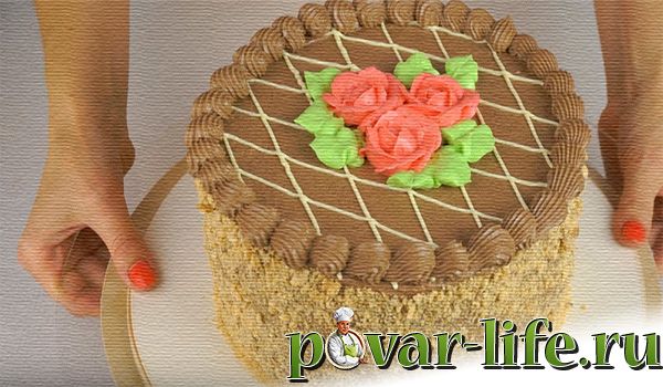 Рецепт "Киевского торта" с фото пошагово