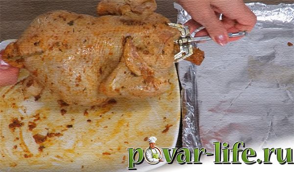 Рецепт сочной курицы-гриль в духовке