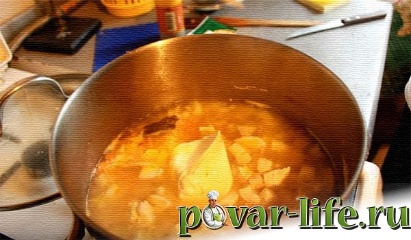 Рецепт домашнего сырного супа
