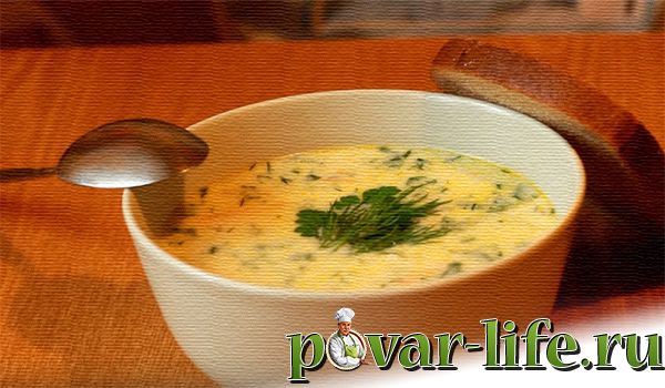 Рецепт домашнего сырного супа