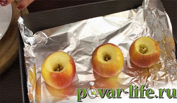 Рецепт вкусных запечённых яблок