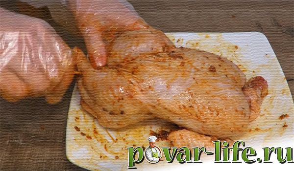 Рецепт сочной курицы-гриль в духовке